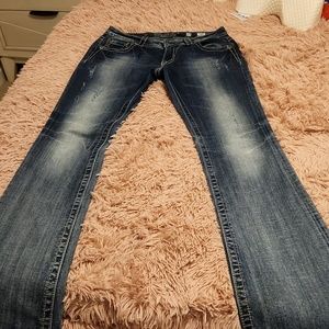 Miss Me boot cut jeans.